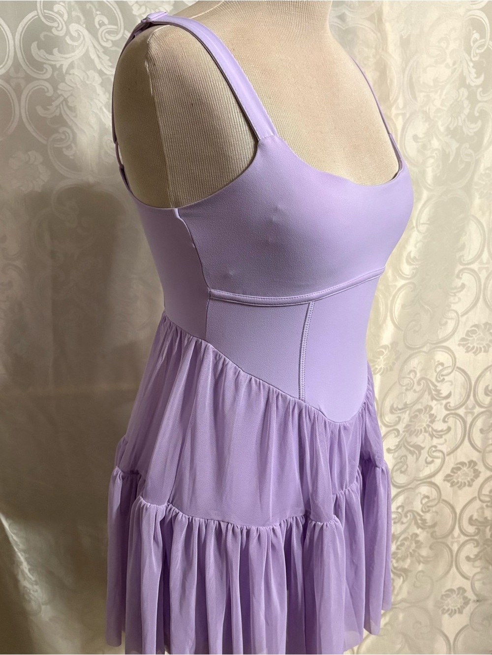 NWT- Derek Geart corset pirouette mini athletic  dress with skirts size m - Picture 9 of 16